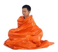 Tbest Foil Blankets,Emergency Blanket Waterproof Mylar Thermal Tent Foldable Military Survival Sheet Reflection Blanket Orange