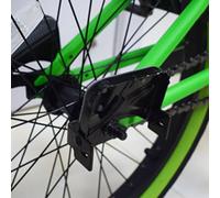 Tbest Folding Bike Rear Pedals Manganese Steel Foot Rest | Non-Slip design For Adults And Kids,Manganese Steel construction, Compatible with Electric Mountain Bikes
