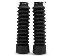 Tbest Front Fork Boots for CG125 Motorcycle | Weather-resistant design, shields shocks from moisture, plastic, easy to mount
