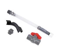 Tbest Fuel Jug Filler Hose Kit Transparent Tank with Ball Valve Replacement for Scribner Jugs Racing Jegs Tanks LC2 ABS Material Threaded Nozzle