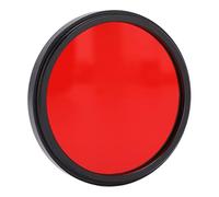 Tbest Full Red Lens Filter Optical Glass Camera Enhances Tones for DSLR Lenses Sunset and Desert Photography 40.5mm 43mm 46mm 49mm (49mm)