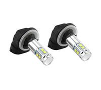 Tbest Ge 886 Bulb 50 w Fog Lights and Fog Light Assembly 2PCS 12-24V 50W Car High Power Bright LED Fog Daytime Light Bulbs for Hyundai Accent