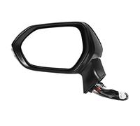 Tbest Gloss Black Power Heated Side Mirror with Turn Left Replacement for Hatchback E210 2019-2022, Sedan E210 2020-2022, Manual Folding, Plug and Play (Left)