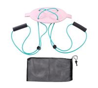 Tbest Golf Swing Rotation Trainer Golf Thoracic Rotation Swing Trainer Adjustable Aid with PU Leather for Beginners Professionals Indoor Outdoor Practice
