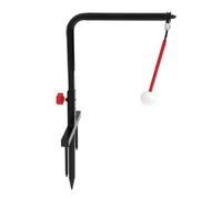 Tbest Golf Swing Trainer Aid Golf Practice Swing Groover Adjustable Height Iron Ball Return Trainer Hitting Training Accessories