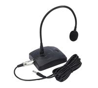 Tbest Goose Neck Microphone Professional Condenser Cardioid Desk Mic with 360 Degree Flexible Hose XLR Jack for Conference Room Live Streaming Aluminum Alloy ABS 41cm