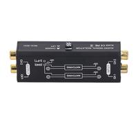 Tbest Ground Loop Noise Isolator, 2 Channel Sound Signal Filter Hum Eliminator Noise Isolator For Conference Microphone