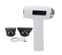 Tbest Hair Dryer, 200W 2 Heat Settings Cordless Rechargeable Lightweight Hair Blow Dryer for Drying Styling (White)