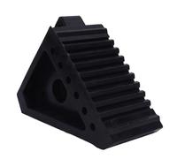 Tbest Heavy Duty Rubber Wheel Chock Weather Proof Anti Slip Portable Tire Block for Car Travel Trailers RV Truck ATV 6.9 X 3. 5.9in