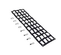 Tbest Heavy Duty Tailgate Net Robust Adjustable Truck Bed Extender Secure Cargo Mesh for Full Size Mid Trucks Polyester Fiber 60x18in