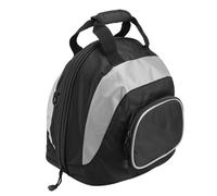 Tbest Helmet Bag Durable Oxford Fabric Universal Shoulder Backpack For Riding Travel Grey Black 37x33x28cm (Grey Black)