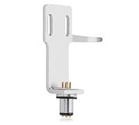 Tbest High End Phono Cartridge Headshell for Turntable Silver Phonograph Headshell Kit with 4 Cables & 2 Screws, Universal Compatibility for Record Players (Silver)