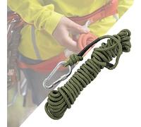 Tbest High -performance Climbing Rope Outdoors Outdoors for Climbing to Climb the Hiking Safety Survival for Green 10m