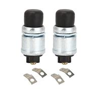 Tbest Horn Switch Button Cart Horn Button Control 12V Metal 17318 G1 Replacement Easy Installation with Nut Cap Switch for Almost All Models 1993-2022
