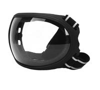 Tbest Horse Racing Goggles, Windproof Sand-Proof Horse Racing Goggles, Bone-Contoured Fit Frame with Adjustable Strap, Sponge Padding for Equestrian Training (Clear)