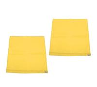 Tbest Horse Training Flag 2PCS - Abrasion Nylon Equestrian Training Tool with Vibrant Colors for Horse Attention & Engagement - Lightweight Portable Design for Riding Practice & Garden (Yellow)