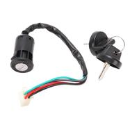 Tbest Ignition Switch Key 4 Pin Starter 4 Wire Key Switch Cap Replacement Starter for ATV 50ml 70ml 90ml 110ml 125ml 150ml 200ml 250ml