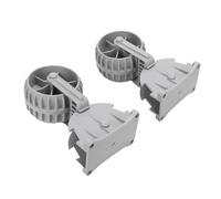 Tbest Inflatable Boat Launching Wheels Heavy Duty Adjustable Locking Flip Up Dinghy Towing Wheels for Small Boats Kayaks Canoes on Beach Sidewalk Trailer Trolly Engineering Plastic