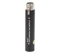 Tbest Inline Microphone Preamp Mic Booster Mic Activator with 28dB Gain XLR 3 Pin 48V Power Ultra Low Noise Aluminum Alloy for Dynamic and Ribbon Mics
