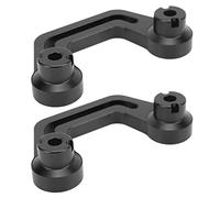 Tbest JL JLU Windshield Light Mounting Bracket Replacement Sturdy Aluminium Alloy Work Light Holder Sahara Rubicon Sport Gladiator JT 2018 2022 2020 2021 2022 Enthusiasts (Black)