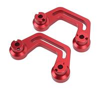 Tbest JL JLU Windshield Light Mounting Bracket Replacement Sturdy Aluminium Alloy Work Light Holder Sahara Rubicon Sport Gladiator JT 2018 2022 2020 2021 2022 Enthusiasts (red)