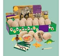 Tbest Jumbo Dinosaurs -Ei Excavation Kit with 12 Teaching Maps Dig Educational Toys for, Suitable for From 6 Years, Sound Material, Sound Material