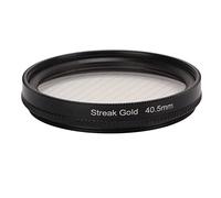 Tbest Junestar Camera Lens Filter Gold Streak Anamorphic Effect Photography Accessories Optical Glass Aluminum Alloy Frame for Night Lights Movie Level Widescreen (40.5mm)