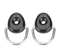 Tbest Kayak D Ring, 6Pcs Canoe D Buckle Tie Down Loop Safety Deck Fitting Accessory Parts replacement for Boat Canoe Kayak Fishing Rigging Bungee Accessories