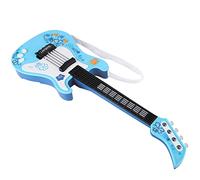 Tbest Kids Bass Guitar Toy - Multifunctional Light Up Musical Instrument with 16 Songs & 4 Rhythms, ABS Material, Infrared Sensing for Ages 3+ (Blue)