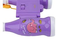 Tbest Kids Binoculars for 6x Magnification Lightweight Educational Toys with & Strap, Blue Preschool Outdoor Learning Toy for Bird Watching (Light Purple)
