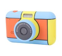 Tbest Kids Camera 48MP HD Digital with 2.4 Inch Screen Double Lens Flash Filters Creative Features for Children Toddlers Toy Present ABS Material (Blue)