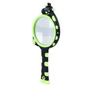 Tbest Kids Magnifier Viewer 10X Magnifying Glass with Shatterproof Rubber Frame, ABS Handheld Science Toy for Outdoor Exploration, Observation, Kindergarten & Primary School Kids