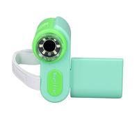 Tbest Kids Microscope 1000X Handheld Digital Portable with 2 Inch Color Display Screen Educational Tool for Young Explorers ABS Material (Green)