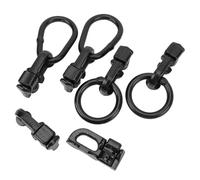 Tbest L Track Fitting with O Ring Carbon Steel Anodized Down Anchor Points for Truck Beds and Trailers Secure Your UTV ATV Motorcycle Snowmobile Lawnmower