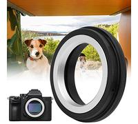 Tbest L39 NEX Lens Adapter Ring Converter High Precision Aluminum Alloy Black 5.8cm for M39 to NEX Camera Manual Focus Exposure A M Mode Auto Light Metering Photography Accessory