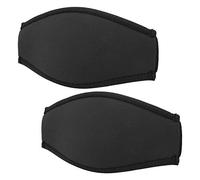Tbest Langhaire Wrapper Neoprene Diving Link for Water Sports 2PCs Diving Mirror Cover (Black)