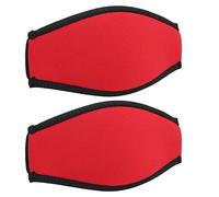 Tbest Langhaire Wrapper Neoprene Diving Link for Water Sports 2PCs Diving Mirror Cover (Red)