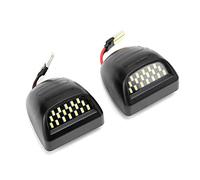 Tbest LED License Plate Light 2Pcs Ultra Bright 18 Beads Durable Fit for Silverado 1500 Sierra Yukon 1999 2013 Models White (DC12V)