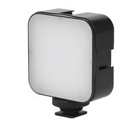 Tbest LED Video Light On Camera 6500K 49LEDs Portable Photography Lighting for Live Streaming Recording Bright Uniform Soft Powered By AA Batteries ABS Material