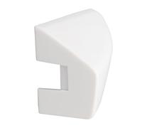 Tbest Left Door Handle Cover 95853187900 for 2011-2018 Driver Side Exterior Door Handle Lock Black Abs Anti-Theft Weatherproof (White)