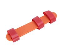 Tbest Left Hand Violin Wrist Assistant Practice Aid Tool Correct Straight Wrist Technique for Young Beginner Violinists Plastic 5.9x1.0in (Orange)