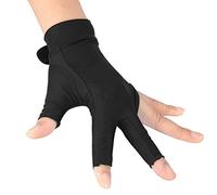 Tbest left-handed glove for pool playing,Billiard Gloves Snooker Gloves Left Hand Billiard Pool Gloves, 3 Fingers Billiard Pool Snooker Cue Gloves Billiard Accessories for Men Women Adults