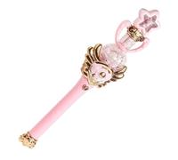 Tbest Light Up Princess Wand, 32cm Music Toy (Pink) | ABS material, rotating sparkle design, for ages 3-12, fantasy play, party activities