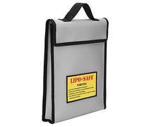 Tbest Lithium Battery Explosion-Proof Bag, 30x23x5cm | Fireproof material, double layer protection, eco-friendly silicone, universal use