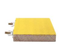 Tbest Made of Safe and Non - Wooden Toy for Nail Cuts and Dreams, Bird's Playground (Yellow long side screws)