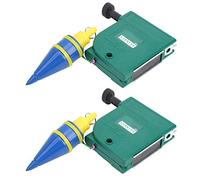 Tbest Magnetic Line Drop Plummet Bobs 3 Meters Alloy Steel Vertical Measurement Tool for Construction, Masonry & Leveling Builder Straight Setter with Strong Magnet