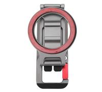 Tbest Magnetic Phone Tripod Stand Portable Aluminum Alloy Adjustable Dual Axis Rotation Holder for Selfie Live Streaming Video Recording Travel Hiking