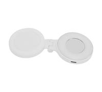 Tbest Magnetic Selfie Light Support Stepless Dimmable Folding Phone Fill Video Recording Makeup Photography Applicable for IOS Series (White)
