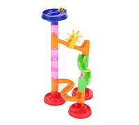 Tbest Marble Run Track, Toy 29 80 105pcs Maze Race 105pcs Set Plastic Pathway Brick with Rolling Marbles Game Educational Construction Building Blocks Intelligent Kids 105PCS678