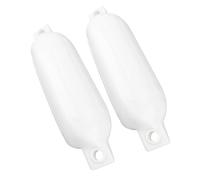 Tbest Marine Dock Bumper PVC Portable White Inflatable Boat Docking Ball for Yachts Sailboats Rowboats 11 X 40cm 4.33 X 15.75in